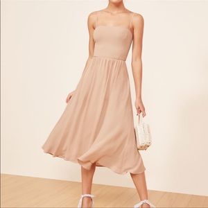Reformation Rosehip MIDI - Champagne Sz 2